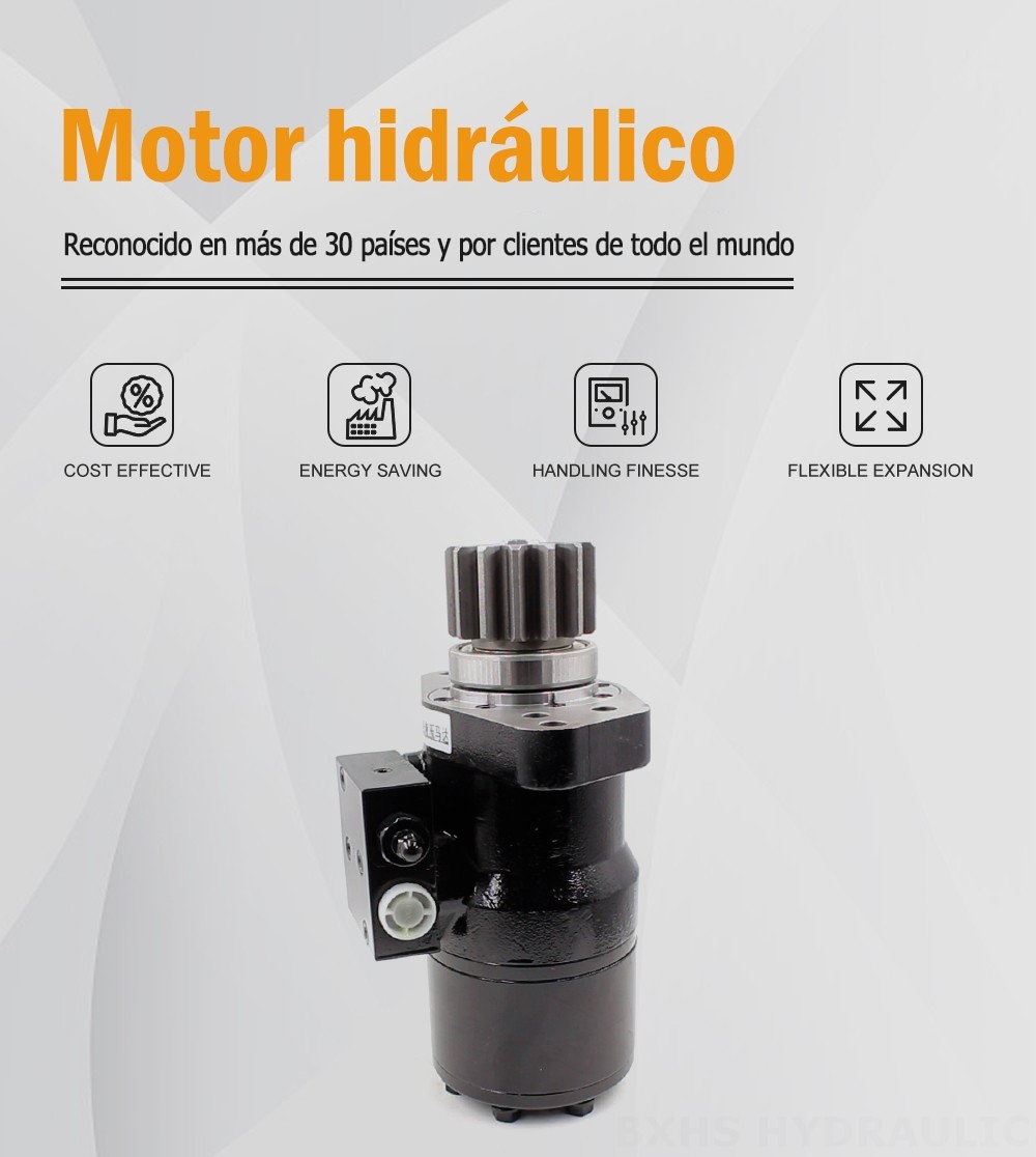 Motor Hidráulico Cicloidal BMR 50 cc/r 38 Lpm Motor hidráulico